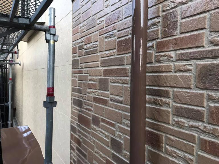 意匠サイディング部のクリア仕上げ（無機） - ふじ美塗装 熊本県の外壁塗装専門店